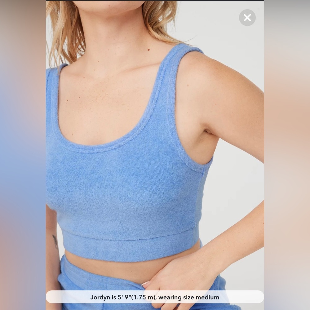 OFFLINE By Aerie Summer Lights Terry Tank Top
